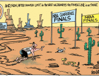 <img src="http://www.drewlitton.com/wp-content/uploads/2009/05/0518091.gif" alt="0518091" title="0518091" width="250"  class="alignleft size-full wp-image-713" />
Laker's it is. Bring 'em on. Give 'em a taste of the Birdman and Billups (sounds like a sitcom doesn't it?). Let Melo make mincemeat of 'em I say. Just get it going already.
No matter how much you are enjoying this Nuggets run I think everyone would agree with me that it takes too long to get to this point. An 8 month season followed by 4 months of playoffs. Or so it seems.
It should be a fun one. And, really I can't complain. It gives me something other then the Rockies to draw about. Please click on more to see the rest of the blog.