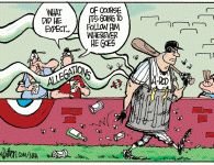 A-Rod: Yankee Stankee <img src="http://www.drewlitton.com/wp-content/uploads/2009/05/a-rod.gif" alt="a-rod" title="a-rod" width="250" class="alignleft size-full wp-image-610" />
<strong>Just a Note</strong>
The greatest web guy on the planet, Steve Foster, will be doing some fine-tooning of the website in the next few days. If you experience any oddities for the next few days please bear with us. We're trying to take this site from what was originally intended to be a portfolio site and transforming it into a real live website, with a little more ability to grow it in the days and months ahead. Thanks for being a part of it all.
Drew