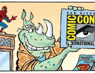 The Cartoonist goes to Comic-Con <img src="http://www.drewlitton.com/wp-content/uploads/2009/07/comi-conart.gif" alt="comi-conart" title="comi-conart" width="250" class="alignleft size-full wp-image-1125" />
<strong>San Diego Bound</strong>
I'm off to the San Diego Comic-Con for the rest of the week. I won't be posting a new cartoon until Monday afternoon, July 27. Feel Free to browse around while I'm gone and please come on back on the 27th for new stuff. The Comic-Con is the single biggest Comics Convention on the planet. The convention has everything from comics, to movies, to video games and some amazing guest speakers like Tim Burton and John Kricfalusi (Ren and Stimpy).
<strong>Cartoon Caption Contest</strong>
The Caption Contest will be open through midnight the 26th, so keep those entries coming. I'll be picking up prizes for the winners of the contest at Comic-Con. Til I return Have fun out there.