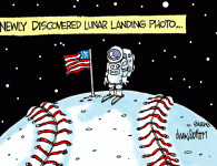 <img src="http://www.drewlitton.com/wp-content/uploads/2009/07/moontoon-585x340.gif" alt="moontoon" title="moontoon" width="250" class="alignleft size-large wp-image-1118" />

<strong>Memories of the Moon</strong>
Like many of you I have my own memories of the day that man first walked on the Moon. Where I was when those first steps were taken and even more of the craziness that came shortly before and after. Here are some of my favorite memories of that time.
1. The introduction of my favorite toy of all-time: <strong>Major Matt Mason</strong>, his super cool space crawler, and the even cooler Space Station. I got them for Christmas and was major league disappointed that the space crawler wouldn't work. I later found out (years later) my dad and my brother had run the batteries down playing with it on Christmas eve. 
2. That same Christmas I also got a <strong>Saturn 5 Model</strong> which, unfortunately, because of the complexity of the thing, never got built. That pretty much ended whatever dreams I had of becoming a rocket scientist. It also ended my belief in Santa Claus because he left the price tag on it (must have been too busy playing with the space crawler).
3. Baskin and Robbins <strong>Lunar Cheesecake Ice Cream</strong>. And <strong>Tang</strong>.
4, Those really weird looking tootsie roll things they sold kids as "space food".
5. Texaco producing these really great cardboard <strong>Lunar Landers</strong> which I spent hours with in a sandpit close to home.
How about you? Got any memories of that time? Please share.