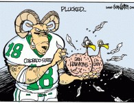 CSU Baffles Buffs <img src="http://www.drewlitton.com/wp-content/uploads/2009/09/csupluckscu.gif" alt="csupluckscu" title="csupluckscu" width="250" class="alignleft size-full wp-image-1359" />
<strong>On my grill for Labor Day. CROW.</strong>
I was a very outspoken 2 years ago when CSU hired Steve Fairchild. It wasn't necessarily about him, but more about the way that CSU pushed Sonny Lubick out the door. Regardless, I will be eating crow today. Lots of it.
CSU, out-classed, out-played, out-coached, out-executed, out-ran, out-hit and clearly out-recruited the Colorado Buffaloes on Sunday night. Dan Hawkins, not one time, ever looked as if he even knew there was a game being played on Sunday night, and his son, Cody, wasn't much better. But Cody can't be blamed for a team that exhibited a complete lack of preparation. CU didn't play at all like stoic Buffaloes but instead cowered more like deer in headlights. Please feel free to comment away about the game. For, me I apologize to those fans of Ram nation. Clearly I was wrong as to who made the better hire as their head coach. Now, does crow go OK with Tabasco sauce?
I'll post a new cartoon on here Tuesday night sometime. I want all the Rams and Buff fans to vent as much as they would like.