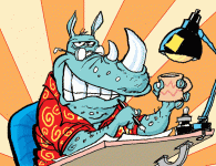 Broncos cartoons after every game, Here and on 9News <img src="http://www.drewlitton.com/wp-content/uploads/2009/09/squarerhinonewestone-250x186.gif" alt="squarerhinonewestone" title="squarerhinonewestone" width="250" height="186" class="alignleft size-thumbnail wp-image-1398" />
I'm excited to announce that I'll be doing a <strong>Broncos</strong> cartoon after every game this fall that will <strong>appear on this blog</strong> and on <strong>9News at 10</strong> throughout the season. I'll also be doing one additional cartoon each week on <strong>9News</strong> as well.
It's all pretty cool. Thanks to everyone for continuing to <strong>read my blog</strong>. Please tell as many of your friends that I'm still <strong>drawing sports cartoons here 5 days a week</strong> and encourage them to bookmark the page. It will help me immensely in my quest to continue to bring you daily sports cartoon content. And, if you're feeling generous, please feel free to donate a buck or two through PayPal. Your support is greatly appreciated.