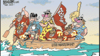 <strong>And the winner was...</strong>
You all picked Shanahan Crosses the Delaware, which, by the way was my favorite too. Here it is in living color. Thanks for voting everyone. This was fun. I think we'll do it again sometime. And you can see the Virginian-Pilot cartoon below since it wasn't on their site<img src="http://www.drewlitton.com/wp-content/uploads/2010/01/shannycrossesthedelaware-copy.gif" alt="shannycrossesthedelaware-copy" title="shannycrossesthedelaware-copy" width="600" height="372" class="alignnone size-full wp-image-1857" />

And Here's the one from the Pilot

<img src="http://www.drewlitton.com/wp-content/uploads/2010/01/itsallyours-585x390.gif" alt="it'sallyours" title="it'sallyours" width="300"  class="alignnone size-large wp-image-1858" />
