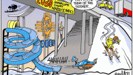 Olympics in Santa Rosa NM? <a href="http://www.drewlitton.com/?attachment_id=2290" rel="attachment wp-att-2290"><img src="http://www.drewlitton.com/wp-content/uploads/2010/02/2030-winter-games-in-santa-rosa-copy-copy.gif" alt="2030 winter games in santa rosa copy copy" title="2030 winter games in santa rosa copy copy" width="600" height="400" class="alignnone size-full wp-image-2290" /></a>
I was talking yesterday about all of the different things I draw each week for a myriad of publications and websites. One of my very favorite weekly projects is drawing for the Guadalupe County Communicator in Santa Rosa,New Mexico owned and edited by former Rocky writer M.E. Sprengelmeyer. This is an example of the kind of cartoons I do for The Communicator, placing the 2030 Winter Games in Santa Rosa. Hey, it's possible!
I'd like to know if anyone has joined the Mingle community and what you think of it? Please feel free to let me know as I trying to find the right mix of content here on the blog.