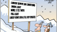 Olympic Ski conditions <a href="http://www.drewlitton.com/olympics/2010/02/12/olympic-ski-conditions/attachment/newvonn-conditions/" rel="attachment wp-att-2219"><img src="http://www.drewlitton.com/wp-content/uploads/2010/02/newvonn-conditions.gif" alt="newvonn conditions" title="newvonn conditions" width="600" height="400" class="alignnone size-full wp-image-2219" /></a>
This week has been a bit crazy, with all of the changes here, but I thought it was appropriate to finish with this cartoon about Lindsey Vonn. Her story will unfold throughout the weekend and it will be interesting to see the outcome. My predicition is that she will gut it out and compete as best she can. I still think she'll medal. Have a great weekend and thank you all for hanging in there this week with the site. I'll be putting a poll up next week to get a feel for how you like the site and what else I can do to make it worth your daily readership.
Drew