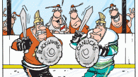 I had a fun and busy weekend drawing a couple of cartoons for the <a href="http://www.chicagotribune.com/sports/smack/">Chicago Tribune</a> about the Blackhawks in the playoffs. I thougt you might like to see the results. I also did a Lebron James cartoon for <a href="http://espn.go.com/espn/commentary/">ESPN.com</a> on Sunday. Not sure if it's still live on their site or not.

<img src="http://www.drewlitton.com/wp-content/uploads/2010/05/blackhawkscanucks.gif" alt="" title="blackhawkscanucks" width="600" height="636" class="alignright size-full wp-image-2755" />

<img src="http://www.drewlitton.com/wp-content/uploads/2010/05/ducttape.gif" alt="" title="ducttape" width="600" height="615" class="alignright size-full wp-image-2756" />