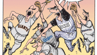 Rockies: Gold Mine!! <img src="http://www.drewlitton.com/wp-content/uploads/2010/09/9.gif" alt="" title="9" width="600" height="622" class="alignnone size-full wp-image-3224" />
Rocktember Baybee! The Rox continue to roll. This is the September cartoon from the Colorado Rockies Magazine. If you're at the ballpark be sure to support the magazine and pick up a copy. and if you are catching a flight at DIA, the Magazine is sometimes complementary at the gates! It's a great publication! Let's hear it for those Rockies!