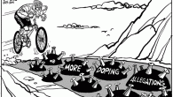 Trouble in Paradise? <img src="http://www.drewlitton.com/wp-content/uploads/2011/01/armstrong.gif" alt="" title="armstrong" width="600" height="400" class="alignnone size-full wp-image-3736" />
The upcoming story in Sports Illustrated on Lance Armstrong's alleged doping sounds pretty ominous. I keep hoping it isn't true. Armstrong means too much to too many people who are survivors of cancer. But the trail of evidence continues to grow hotter, not colder. Here's wishing it's all not true.