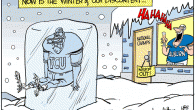 TCU: Out in the Cold <img src="http://www.drewlitton.com/wp-content/uploads/2011/01/outinthecold.gif" alt="" title="outinthecold" width="600" height="400" class="alignnone size-full wp-image-3619" />
<strong>Thoughts and musings for a Thursday:</strong>
* I feel sorry for TCU and for Horned Frogs fans everywhere. The system robbed them of a chance to win it all on a National stage.
* <strong>I'm pulling for John Fox to get the Broncos job.</strong> He has great credentials as a defensive coach and a leader who had the Panthers close to winning a Super Bowl. Yeah, I know, he just got fired for going 2-14. But this fact from this recent story in the New York Times explains the reason Fox is available and that the 2-14 record isn't really all his fault:
<em>A rift developed between Richardson (Carolina's owner) and Fox after Carolina’s 33-13 loss to Arizona in the team’s last playoff game in January 2009. Fox was more vocal this season in showing displeasure with several personnel moves that left the Panthers short on experience and talent. </em>
* Trade Melo or don't trade Melo, but, please, for the love of God just decide already.
* I remember, when I was a kid, my cousin, David, bringing me a Horned Frog in a shoe box from Brownwood, Texas,. I grew up in El Paso, which is some 400 miles west of Brownwood. We had lizards, but not Horned Frogs. Horned Frogs don't do well in a dry climate. In fact they eventually croak in a dry climate. And by croak I don't mean they make a noise, I mean they actually kick the bucket. Buy the farm. It wasn't pretty.
* I learned early in life, never let the Horned Frog out of the shoe box he came in.
* I also learned early in life, Mother's who are freaked out by Horned Frogs who are let out of the shoe box SCREAM really loud.
* And maybe even faint a little.