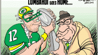 Lombardi goes Home <img src="http://www.drewlitton.com/wp-content/uploads/2011/02/lombardigoeshome.gif" alt="" title="lombardigoeshome" width="600" height="400" class="alignnone size-full wp-image-3797" />
And so it goes...Lombardi goes home. where it belongs.
<strong>I've done a whole sketchbook</strong> (from the Steelers viewpoint) that will appear on <a href="http://espn.go.com/espn/commentary/">ESPN.com</a> sometime this Monday morning and<strong> I'll add it here at 9:00 am MST</strong>. so be sure to check back. It's a hoot.