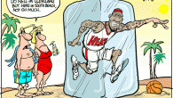 <img src="http://www.drewlitton.com/wp-content/uploads/2011/03/litt110307color.gif" alt="" title="litt110307color" width="600" height="400" class="alignnone size-full wp-image-3943" />

There's no crying in Baseball. Basketball, apparently, is a whole different matter. Members of the Miami Heat actually teared up in their post-game press conferences Sunday night after dropping their 4th game in a row. The Avs have lost 15 of their last 16 and I don't see any Hockey players crying in their beer. Course maybe that's whats wrong with the Avalanche. They seem like they have stopped caring. 

When LeBron "took his talents to South Beach" I'm sure this isn't exactly what he and his teammates had in mind. It reminds me a bit of a pickup basketball game we played in one morning before school.
We had a bunch of guys in our neighborhood who were not bad (OK, I WAS really bad) but certainly not to the level of the starting 5 from our 8th grade team that we played that morning. We beat them. A bunch of Sandlot kids beat the starting 5 for the Morehead Red Raiders. Why? Because our guys played together as a team while the real "team" played selfishly, and with arrogance. Sure it wasn't an official "game". But it was a lesson. A lesson in teamwork. Which is what 99% of the players in the NBA could stand to learn. Especially the Miami Heat.