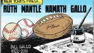 Bill Gallo 1922-2011 Bill Gallo owned New York. At least the heart of it. He was a legend in the once vibrant field of sports cartooning. He left his lasting mark on a...