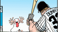 What you see in a Slump Just ask Adam Dunn. The ball looks a bit like this each time it comes at you. And the harder you try to knock that silly little grin off of...