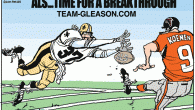 From Gehrig to Gleason: Time to beat ALS Steve Gleason is infamous in New Orleans. Just 2 and a half minutes into The Saints first game back home in the Superdome after Hurricane Katrina, Gleason blocked a punt...