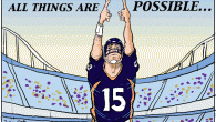 It’s all a matter of Faith. Believing you can when so many tell you that you can’t. For Tebow it’s a matter of personal faith. Tim and I share the...
