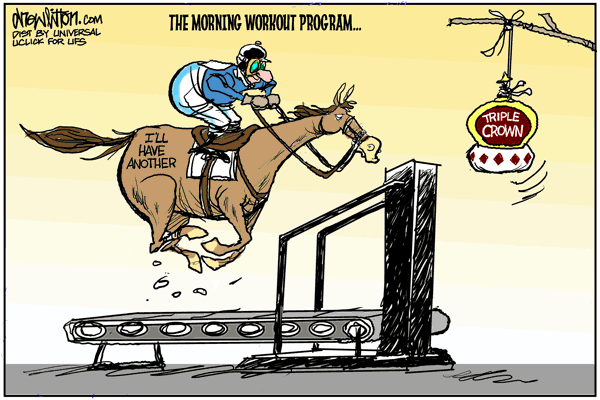 So we find ourselves on the verge of history. I’ll Have Another is on the precipice of greatness. But it’s not that easy to win the Triple Crown. Just ask...