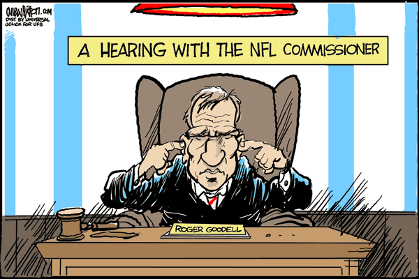 Goodell Doesn’t Hear so good. 7 people like this post. Like Unlike
