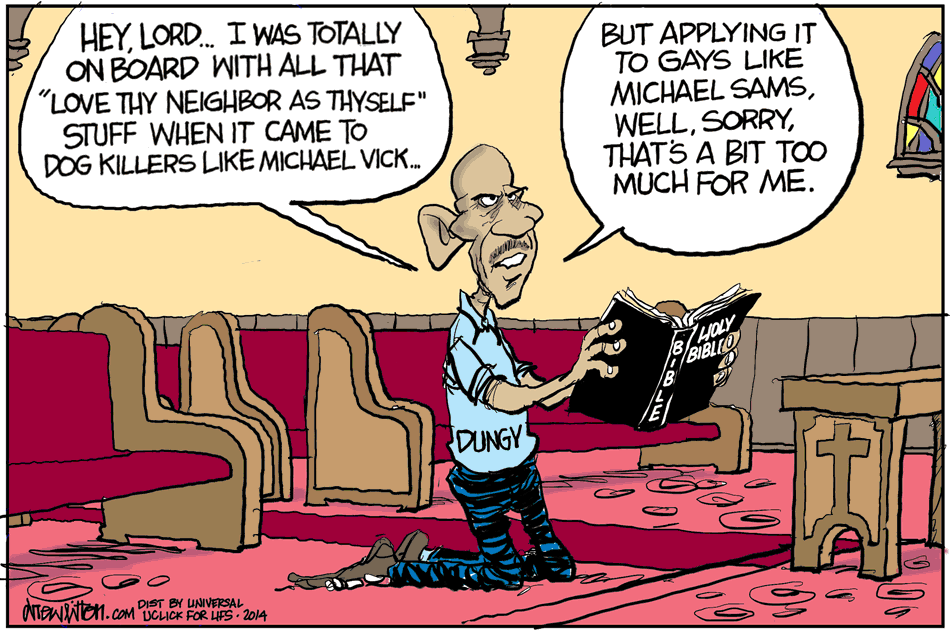 Michael Sams and Tony Dungy. Better left unsaid. - drewlitton.com
